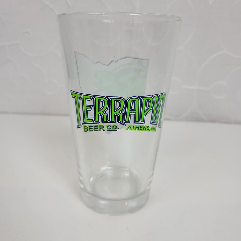 TERRAPIN BEER CO. HOPSECUTIONER‎ PINT GLASS Athens Georgia BREWERY